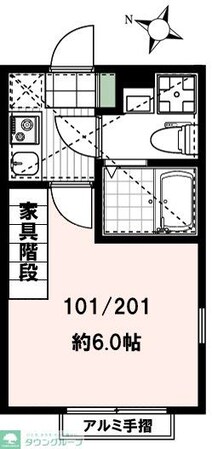 マ・ピエス生田8の物件間取画像